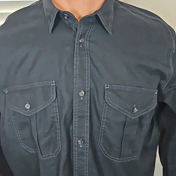 Filson Lightweight Alaskan Guide Shirt Blue 3XL - Picture 2 of 5